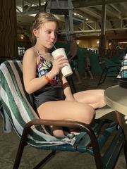 Taking a break from the water park1